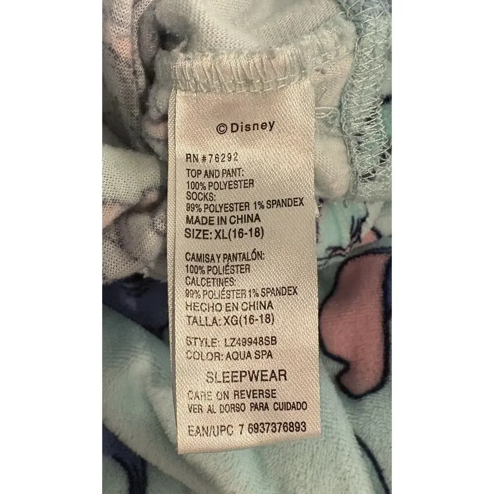 Disney Stitch Pajama Jogger Bottoms Size XL - Picture 3 of 3